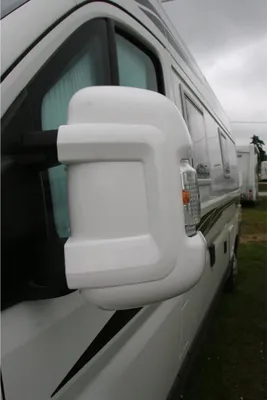 Image de Coques Bumper De Protection Pour Rétroviseur Ducato, Boxer Et Jumper Rétro Court à Partir De 2007 - Blanc - Milenco