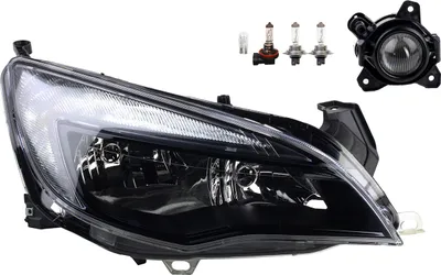 Obrázok produktu pre Johns, Halogénové svetlomety vhodné pre Opel Astra J 09/12- H7 H7 R + hmlovka + svetlo s. 1216725 1216940 13371596 39005842 1710210