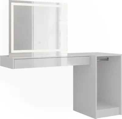 Image de Coiffeuse Vicco Sherry Blanc 100cm 3 parties, Model 59563