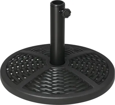 Image de Outsunny Pied de parasol base de lestage parasol ? 45 x 33H poids net 9 kg noir