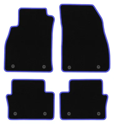 Immagine prodotto di Tappetini in moquette per Opel Insignia A FL 2013-2017 (berlina/liftback/station wagon) – set 4 pezzi, nero/blu, su misura – Wielganizator CARLUX