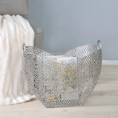 Produktbild von Casablanca Zeitungskorb Purley ant-si,H41,5cm  Höhe: 41.50 cm  Breite: 52 cm  Tiefe: 27 cm 74380