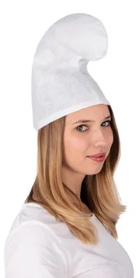 Immagine prodotto di Cappello bianco da clown, stile "P'tit Clown Schlumpf"