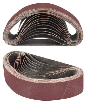 Produktbild von Schleifbänder 12 Stück Körnung 120 30x330 mm für Bandschleifer