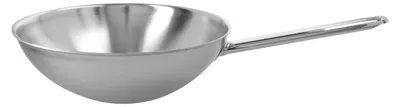 Imagen del producto de Wok Demeyere de 30 cm, color plateado, con un diámetro de 30 cm