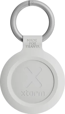 Image de Xtorm TravelTag - Localisateur de clés et de bagages - Compatible avec Apple Find My & Android - Tracker Bluetooth - Etanche IP64 - Ash White - 1 pièce