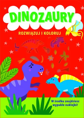 Obrázek produktu pro Řešte a vybarvujte dinosaury