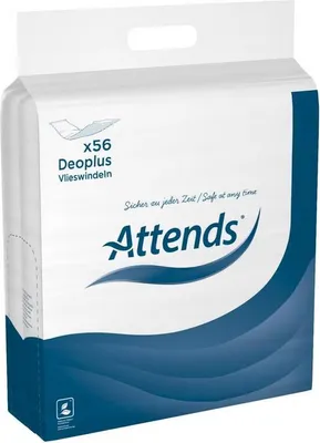 Image de Attends Insert Pads - 56 bandes traversables - 12 x 39 cm - 5 paquets de 56 protections