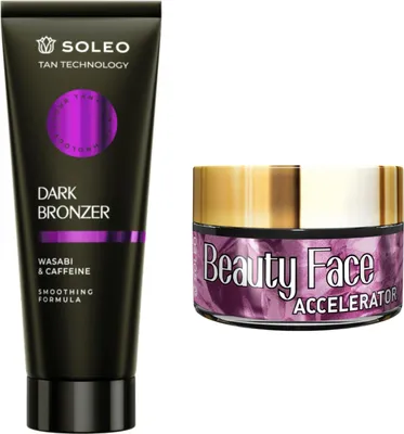 Obrázok produktu pre Soleo Tan Technology Dark Bronzer + Beauty Face Jar