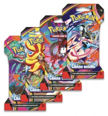 Produktbild von TCG Mega Evolution Chaos Rising Sleeved Booster Pack Assormentbeschädigt