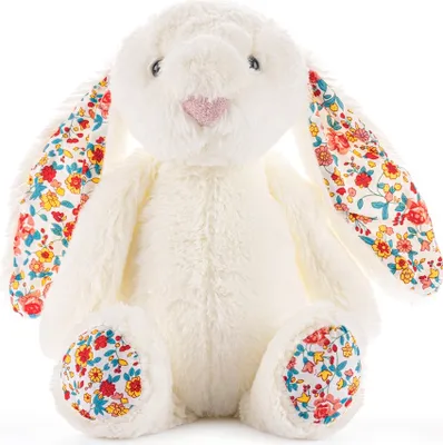 Zdjęcie produktu dla Gustaw duży królik CLEO (biały, 25cm) - pluszowa przytulanka, pluszowy królik - królik XXL, pluszowy mega duży królik miękka zabawka dla dzieci