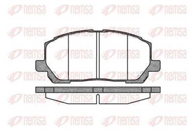 Produktbild von REMSA Bremsbeläge Satz Vorne Bremsklötze für LEXUS RX (MHU3, GSU3, MCU3) 0855.00