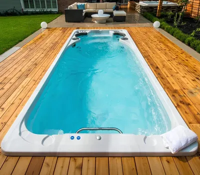 Zdjęcie produktu dla Wanna z hydromasażem Spa z hydromasażem na zewnątrz Wanna z hydromasażem Relaxpool 580x230cm