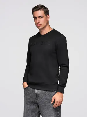 Produktbild von Klassische Herren-Hoodie mit Aufdruck - Schwarz S