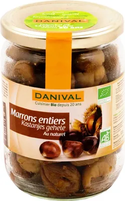 Produktbild von GANZE ESSBARE KASTANIEN (GEKOCHT)  320 g – DANIVAL