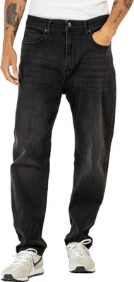 Produktbild von Rave Jeans N-Black Wash 33/32 im 90er Jahre Stil, mittlerer Schnitt, konisch zulaufendes Bein
