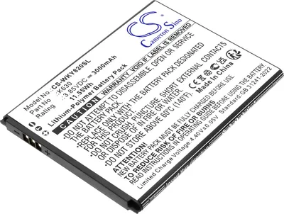 Produktbild von TECHTEK Akku Kompatibel mit [Wiko] Y82 Ersetzt K630