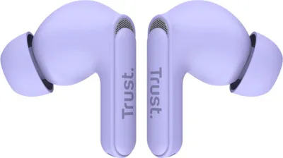 Productafbeelding van Trust Yavi, True Wireless Stereo (TWS), 20 - 20000 Hz, Gesprekken/muziek, 37 g, Koptelefoon met microfoon, Paars