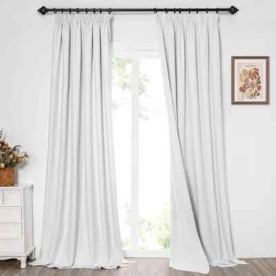 Obrázok produktu pre Zatemňujúce závesy s tepelnou izoláciou - Sada 2 kusy - Extra dlhé - H 260 x Š 140 cm