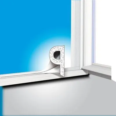 Produktbild von Dichtprofil "P", weiß, 15 Meter - ELLEN - 3000025