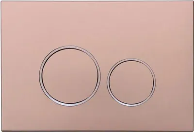 Image de Fenix05 bouton de chasse or rose /compatible avec Geberit Sigma UP300 et UP320/ (600505)