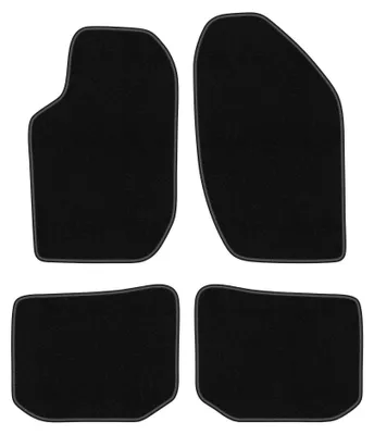 Obrázok produktu pre Velúrové autokoberce pre: Lancia Thema 1984-1994 (sedan) – sada 4 ks, čierne, na mieru – Wielganizator BASIC