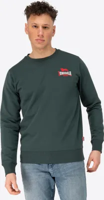 Obrázek produktu pro Pánská mikina s kulatým výstřihem slim fit LYMPSTONE Bottle Green/Red/Ecru L Lonsdale
