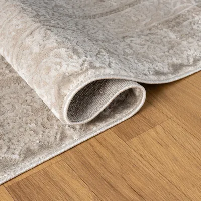 Produktbild von Teppich Wohnzimmer Teppich Schlafzimmer, Flur, Küche Kurzflor Orient Design Vintage Hoch-Tief-Effekt Modern 3D Weich