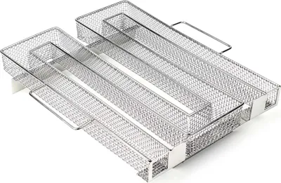 Obrázok produktu pre Wiltec BBQ Sparbrand 22,5x22,5x5cm generátor studeného dymu z nehrdzavejúcej ocele, doba horenia až 8 hodín, generátor studeného dymu pre udiareň na studené údenie