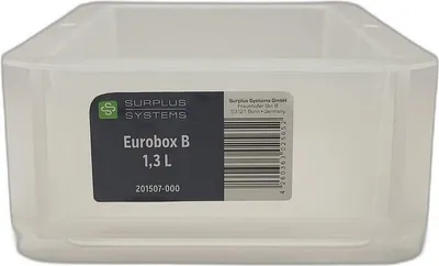 Produktbild von Surplus Systems Eurobox B 20 x 15 x 7 cm, 1,3 L, transparent