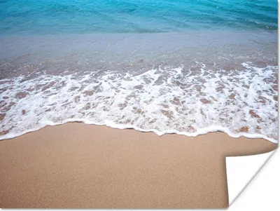 Produktbild von MuchoWow® Poster Wasser - Golf - Strand 160x120 cm - Foto Plakat