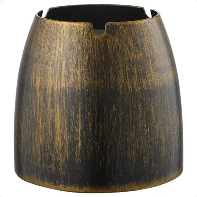 Obrázek produktu pro XL Windaschenbecher Bronze Edelstahl Aschenbecher für Draußen & Innen Groß Metall Tisch Ascher