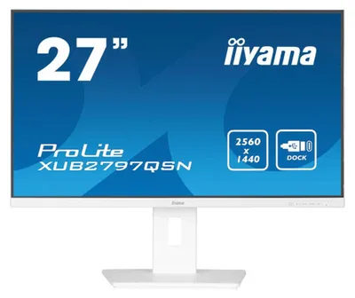 Produktbild von iiyama ProLite XUB2797QSN-B2, 68,6 cm (27"), 2560 x 1440 Pixel, Quad HD, LED, 1 ms, Schwarz