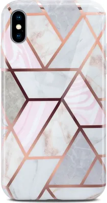 Produktbild von ONEFLOW® Sense Case kompatibel mit Apple iPhone X - Hülle in Marmor Optik, Thrill