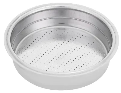 Edelstahl-Kaffeefilterkorb, doppellagig, für Doppelportion, 51 mm