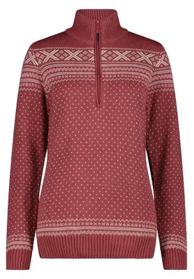 Produktbild von Cmp 7h76505 Halbzippullover Rot L Frau Rot L