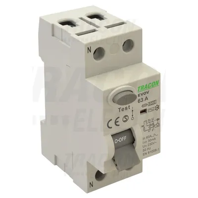 Obrázok produktu pre Tracon Electric Prúdový chránič 2P/40/0,03 (EVOV 2P 40 03 AC)