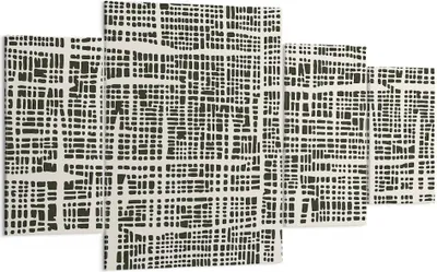 Produktbild von Bild auf Leinwand - Leinwandbild - 4 Teile - Textur Muster Stück - 160x90cm - Wand Bild - Wanddeko - Wandbilder - Leinwanddruck - Bilder - Wanddekoration - Leinwand bilder - Wandbild - DL160x90-4926