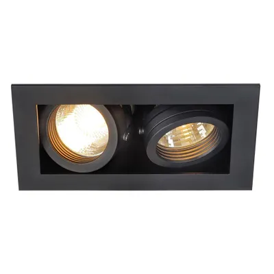 Produktbild von SLV KADUX 2 Einbauleuchte, QPAR51, max. 100W, schwarz matt