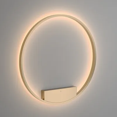 Image de Applique LED, aluminium laiton, H 80 cm