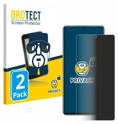 A product packaging box with a screen protector and a smartphone shown.