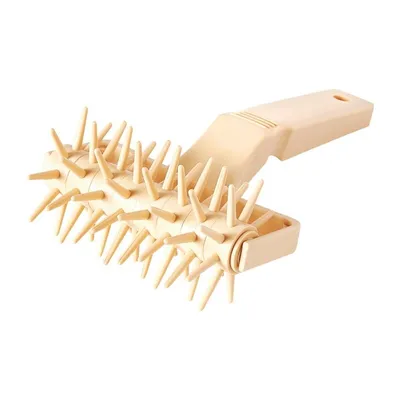Produktbild von Stipprolle Kunststoff, Brotigel, Brotstipper, Mürbeteigigel, StipperinStipprolle Kunststoff 11,5 cm