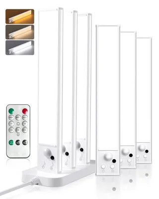 LED Unterbauleuchte 6er-Set, 3 Farbtemperaturen, Bewegungsmelder, dimmbar