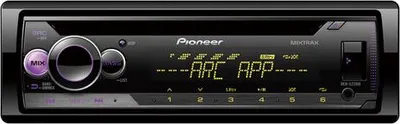 Zdjęcie produktu dla Pioneer DEH-S220UI, Czarny, 1 DIN, 50 W, CD, MP3, WAV, WMA, LCD