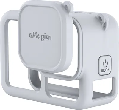 Produktbild von aMagisn Sportkamera-Schutzhuelle aus Silikon + Silikon-Objektivdeckel mit Trageband, stossfest, kompatibel mit GoPro Hero 13 Action-Kamera-Zubehoer