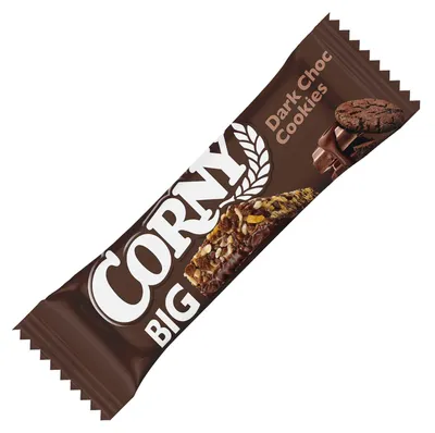 Produktbild von Corny Big Dunkle Schoko-Cookies Müsliriegel, 50g