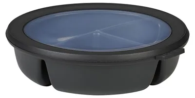 Produktbild von Mepal - Bento Schüssel mit 3 Fächern Rund Cirqula - 1 l - Nordic black
