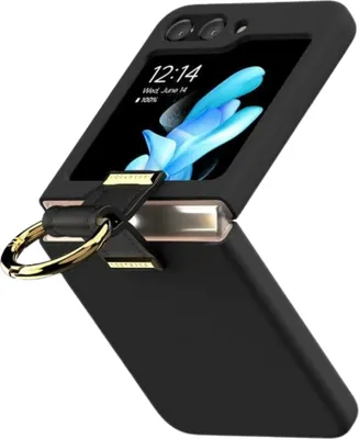 Obrázek produktu pro Pouzdro Mercury Gold Ring Flip6 F741 Black/Black