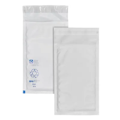 Produktbild von 200 aroFOL® POLY Luftpolstertaschen 2/B weiß für DIN A6