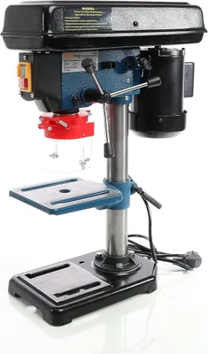 Imagen del producto de Taladro de banco de 500 W, taladro de pie con láser, mandril de 1,5-16 mm y velocidad de 500-2500 RPM, taladro de columna